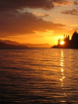 Sunset, Gibsons BC